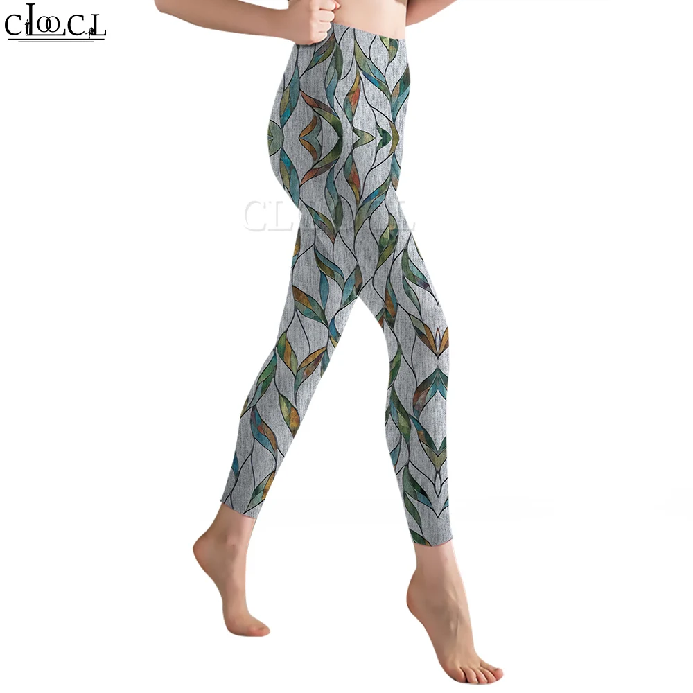 

CLOOCL Fashion Women Legging Green Vine Pattern 3D Printed Trousers High Waist Stretch Sports Legging Jogging Fitness Yoga Pants