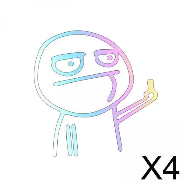 

Cartoon Car Sticker Waterproof Vinyl Decal Funny Decorative PET Sticker for Truck SUV Sedan Car Accessories