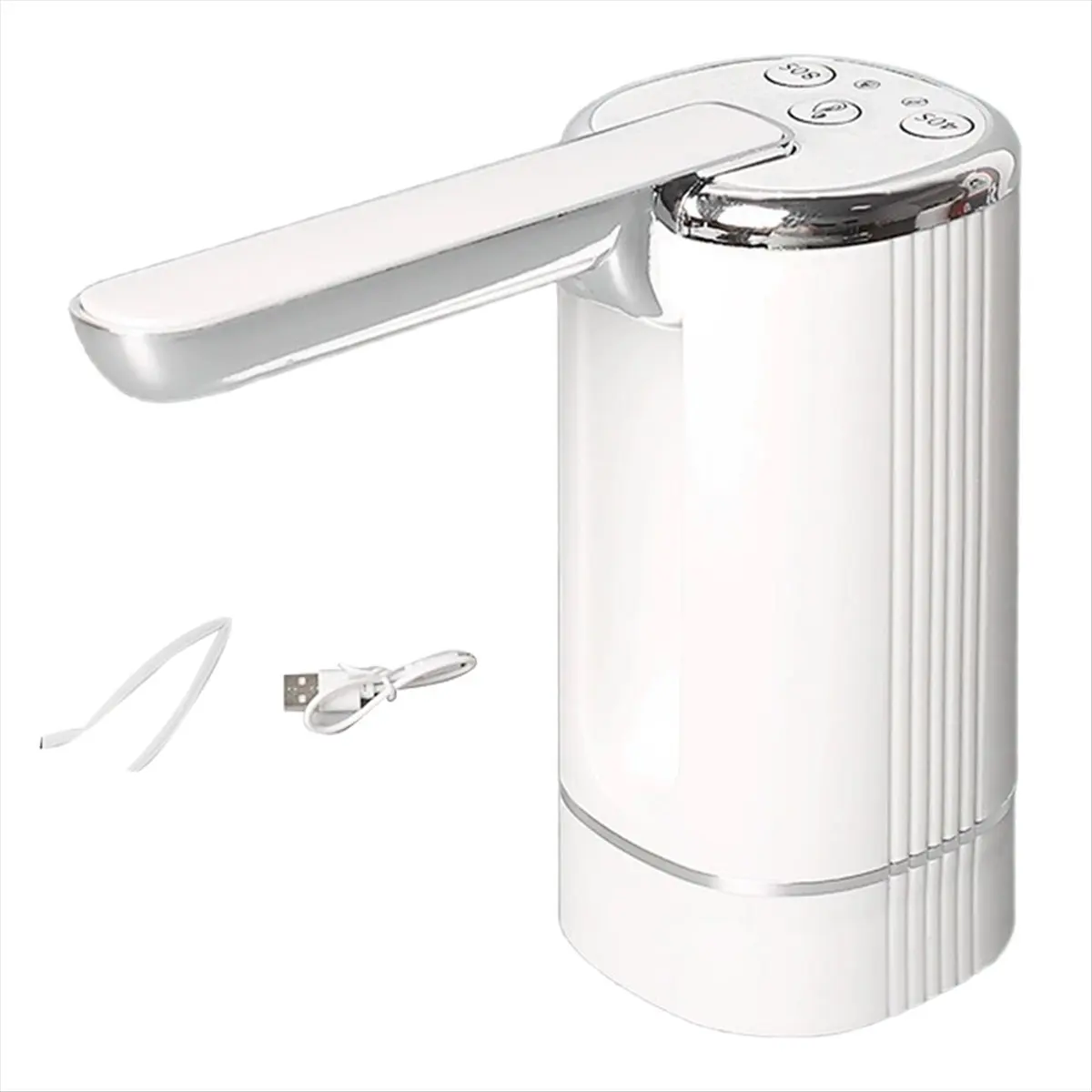 مضخة مياه منزلية معبأة في زجاجات مضخة مياه كهربائية قابلة للطي مضخة توزيع مياه كهربائية للمنزل