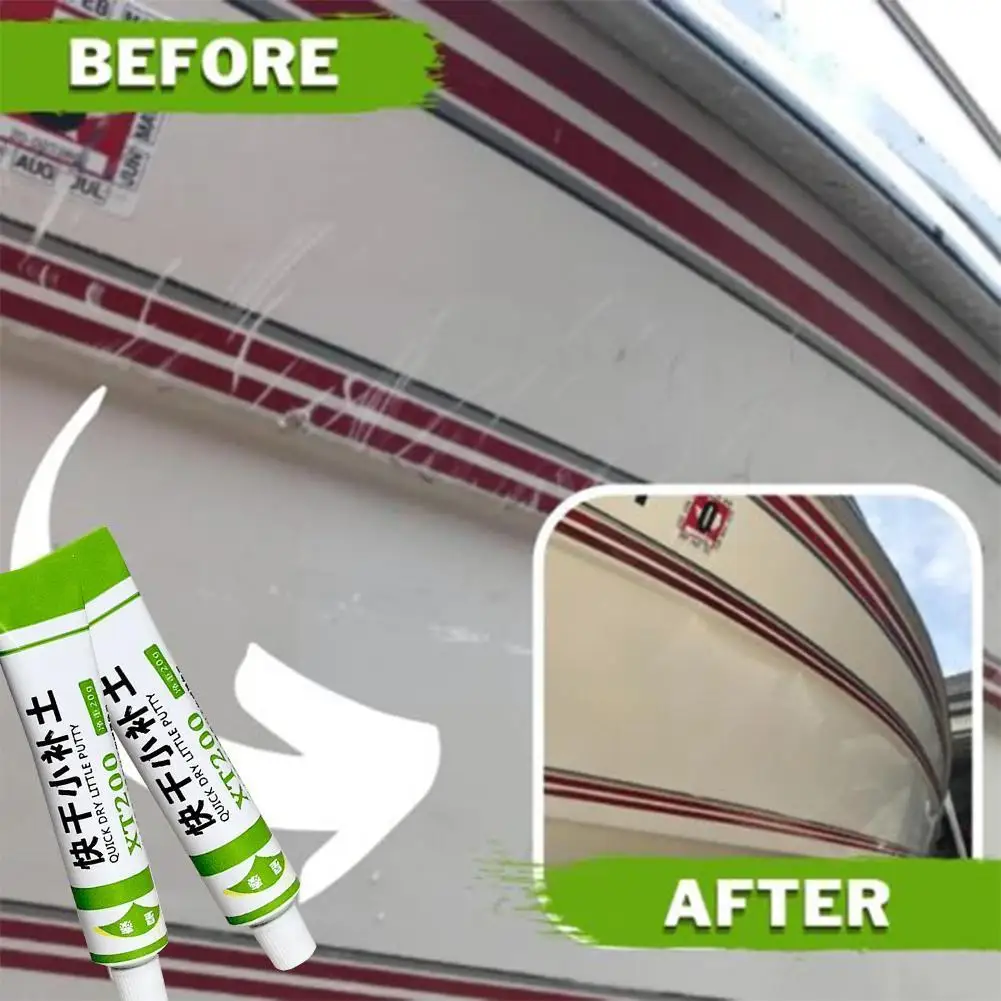 Fiberglass Boat Repair Paste Quick-drying Putty Paint Repair Gray Paint Scratch Eye-filling Agent Repairing W2l1