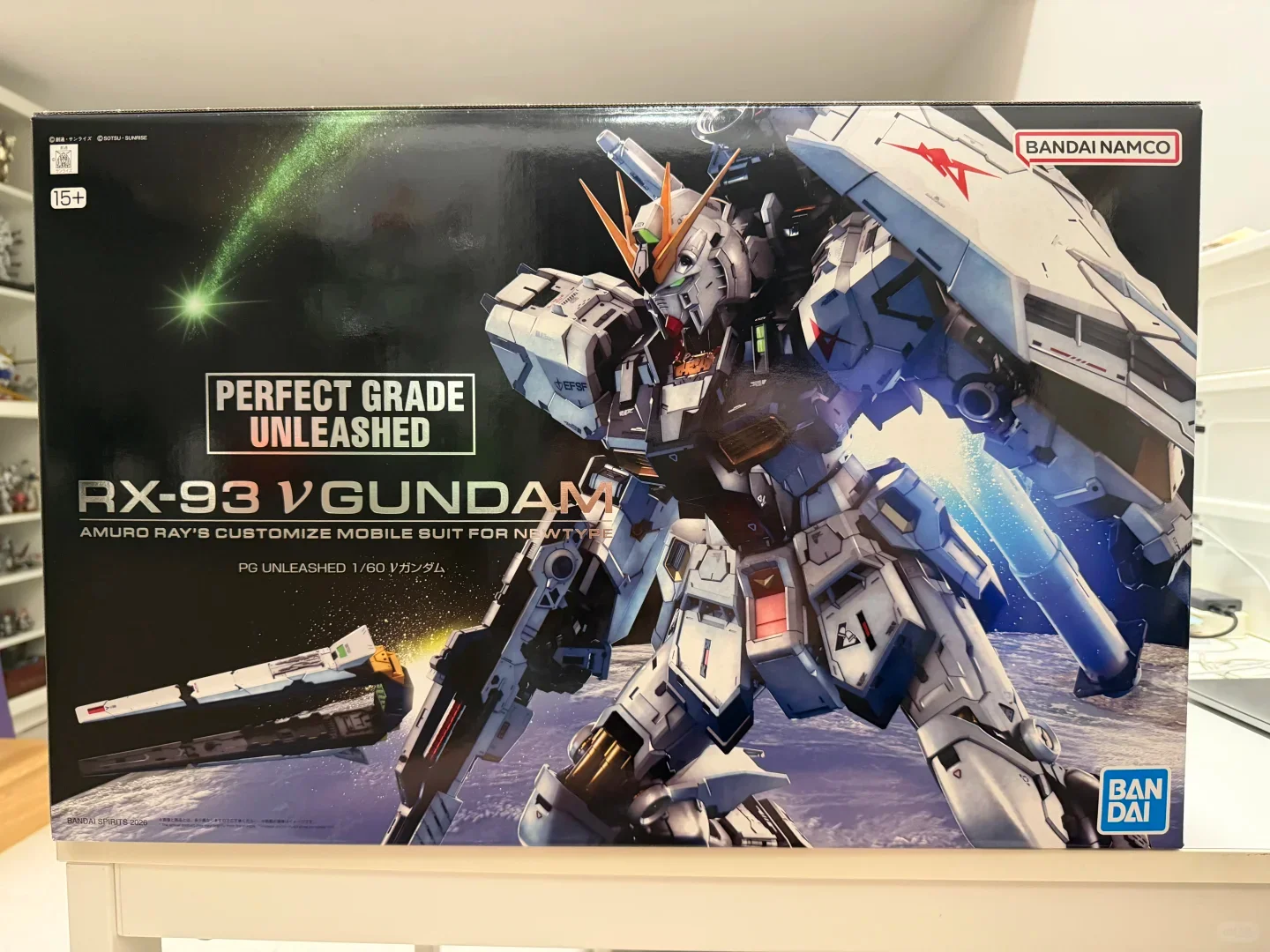 Bandai PGU Perfect Grade Unleashed 1/60 RX-93 Nu Plastic Model Kit 45th Anniversary Char's Counterattack In Stock Limited Japan