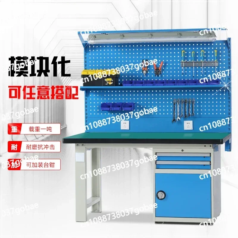 Heavy Duty Workshop Bench, Assembly Line Maintenance Table, Laboratory Operation Inspection Table, Stainless Steel Workbench