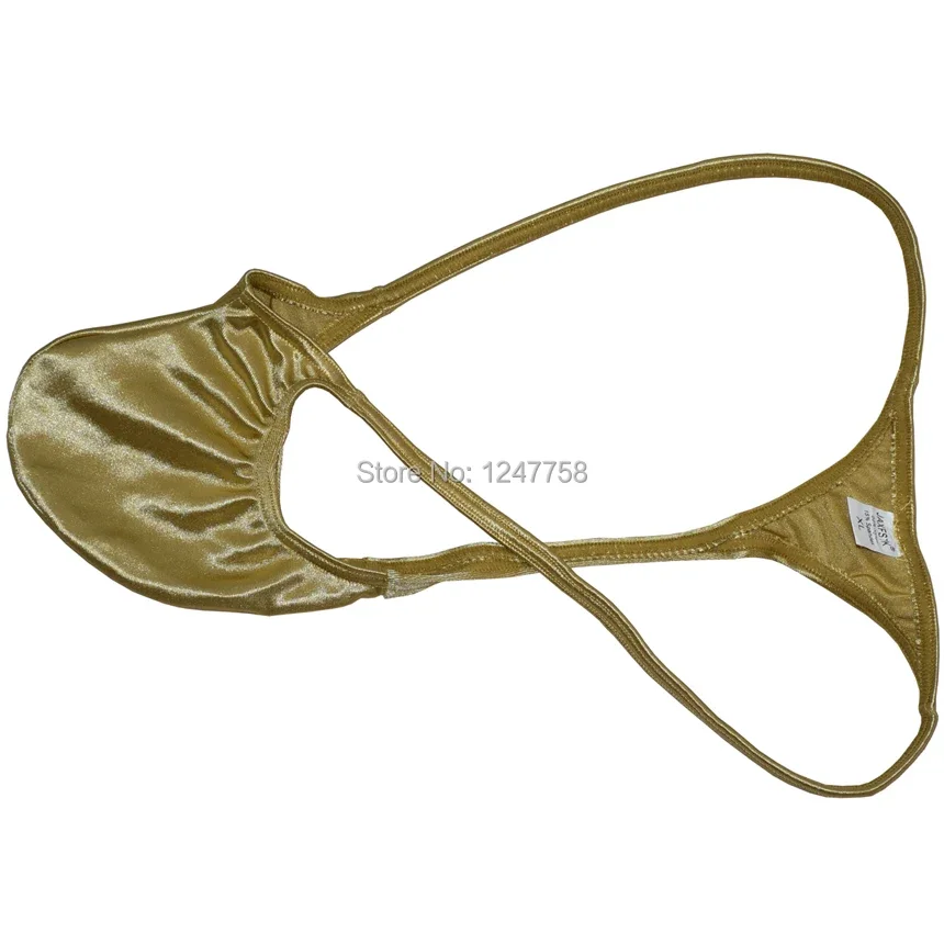 الرجال انتفاخ الحقيبة الملابس الداخلية T الظهر ، مثلي الجنس لامعة مايكرو سلسلة ثونج ، مصغرة مثلي الجنس #4