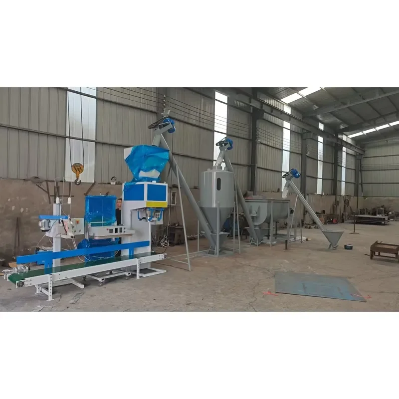 Farm Plant Feed Processing Machines Animal Feed Production Line Poultry Feed Processing Machine