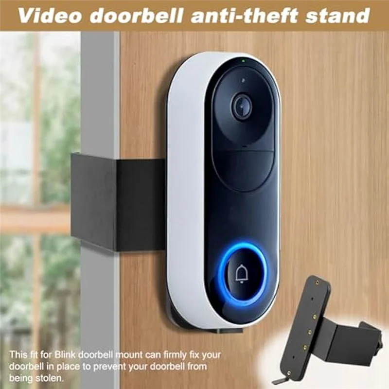 

THIVN-Anti-Theft Video Doorbell Mount For Blink Door Bell Camera,Night Vision Camera Mount(Doorbell Not Included)