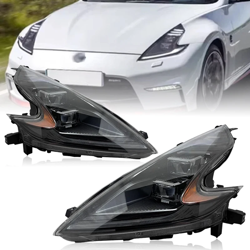 

Sindar Auto LED Headlight Headlamps Assembly LED DRL Day Time Running Light for fNissan 370Z Fairlady Z Z34 2009-2021 09-21