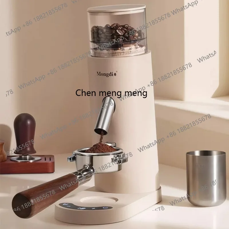 Molinillo de café eléctrico, molinillo de café italiano pequeño para el hogar, utensilios de molinillo de café hecho a mano