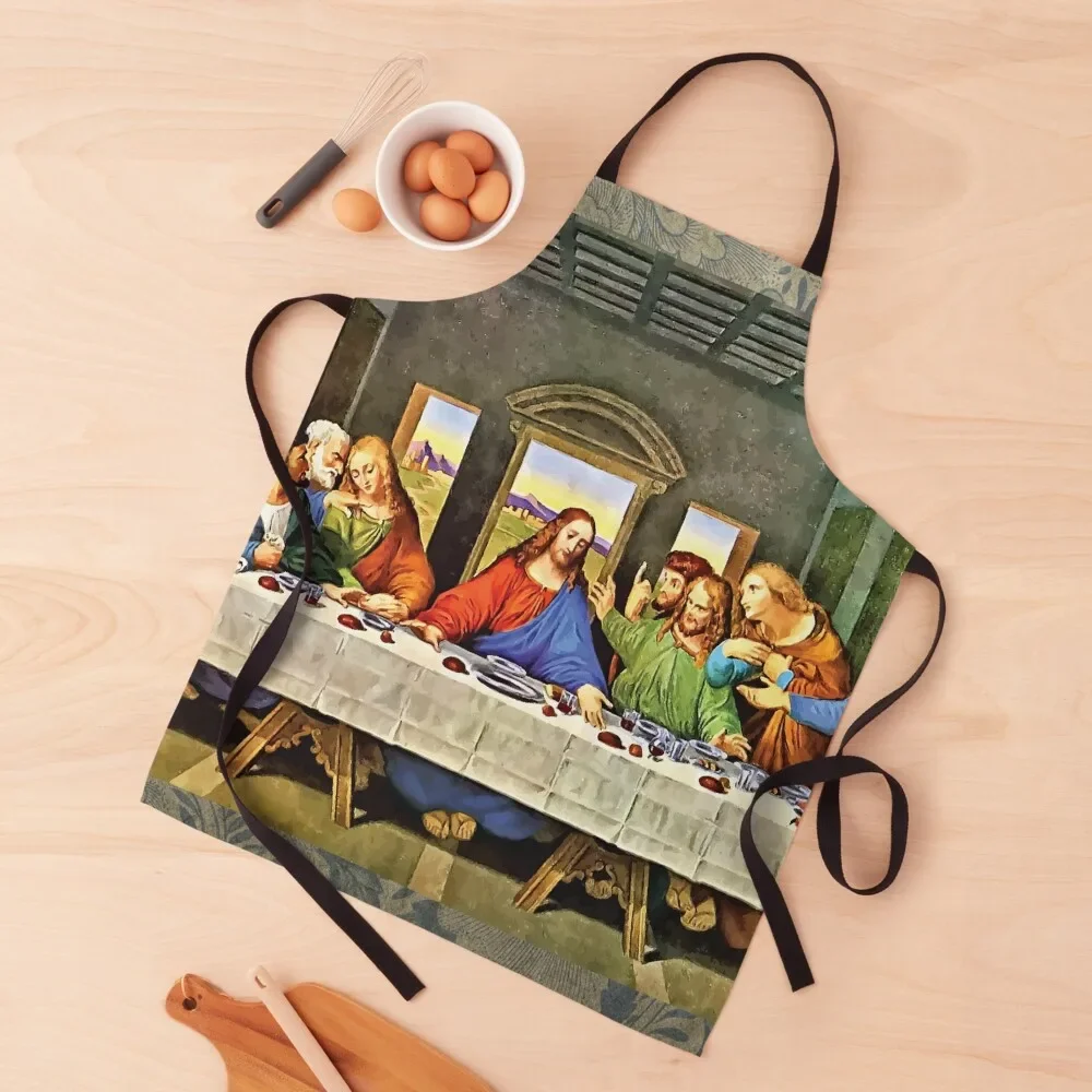 

The Last Supper Apron kitchen woman Women's Dress Kitchen Man Women's Apron