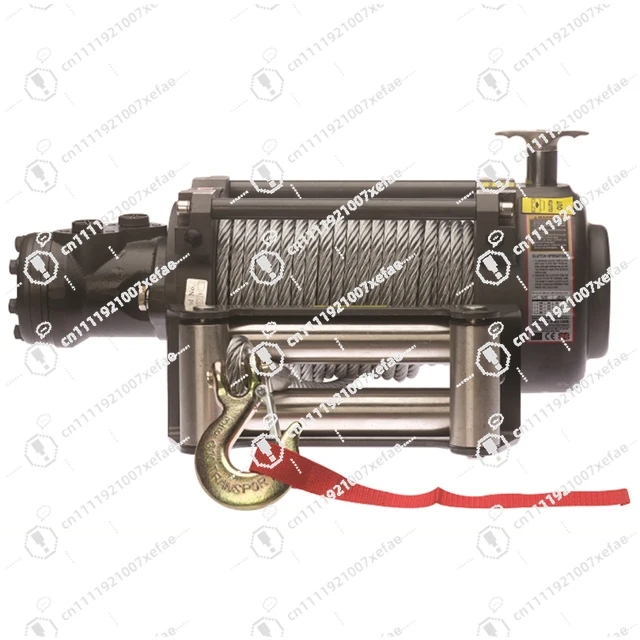 10,000-Pound Wire Rope Hydraulic Winch for Auto Rescue and Tractor Vehicles