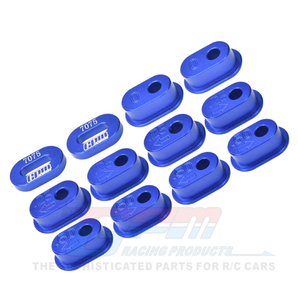 Juego de ajustador de tensión de cadena de aleación metálica GPM 7075 LOS 262002   Para motocicleta LOSI 1/4 PROMOTO-MX Promoto-SM FXR LOS06000 LOS-2310