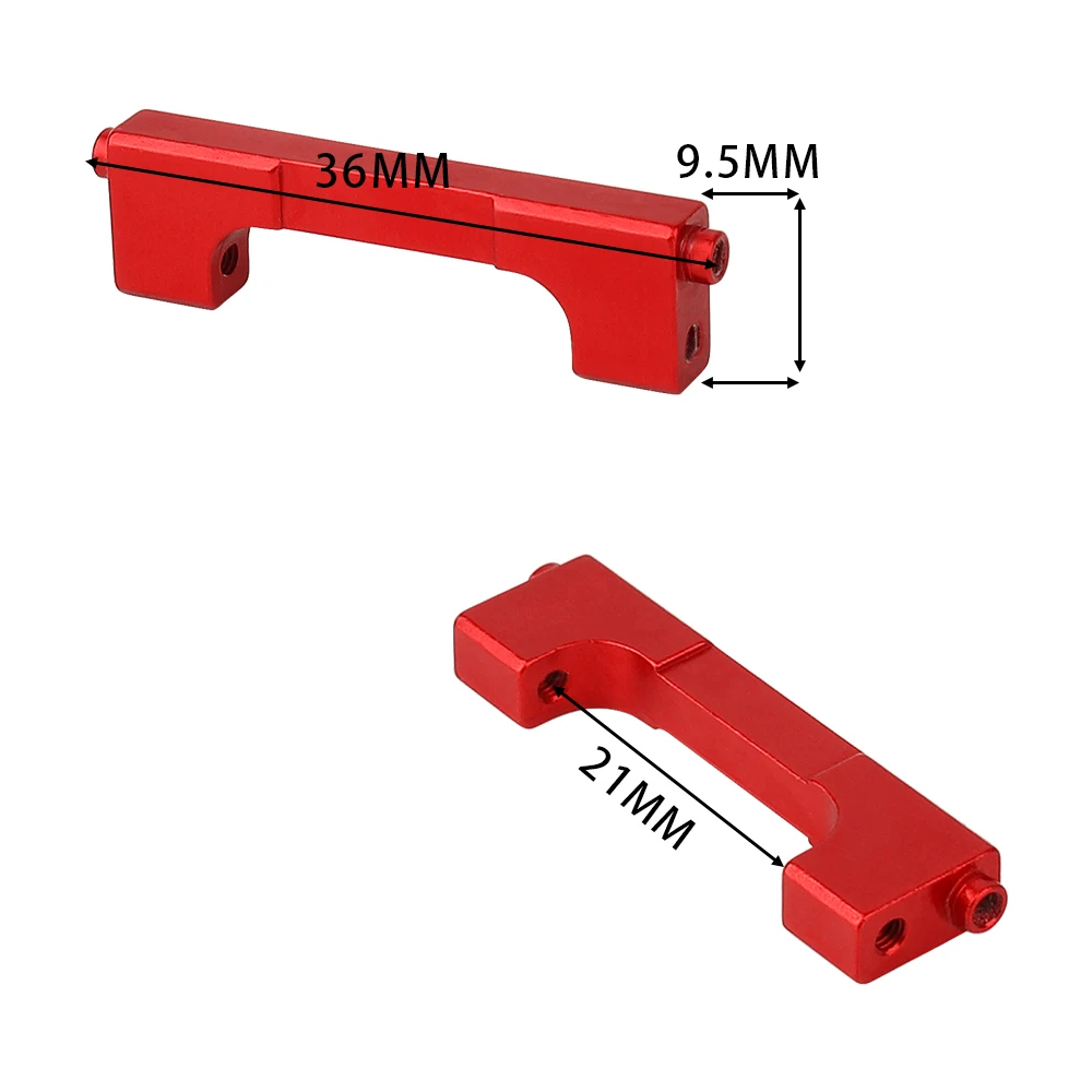 Metal Battery Mounting Plate Drive Shaft Steering Links Rod Gearbox for Losi Mini LMT 1/18 RC Car Upgrades Parts Accessories