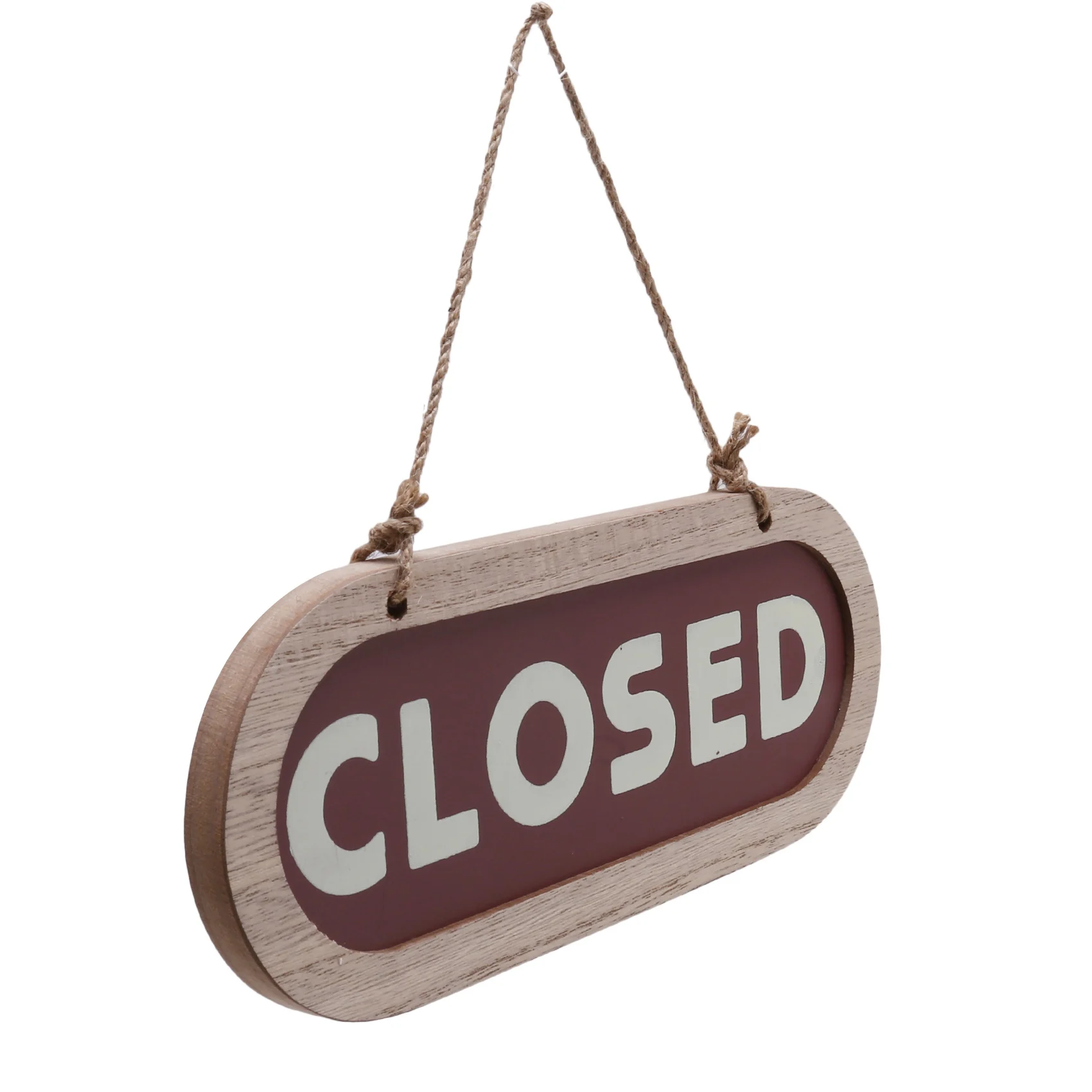 BAAG-Double Sides Club Indoor Business Notice Bar Moderne muur Open Gesloten Huis Hout Decoratie Hangbord Winkel Art