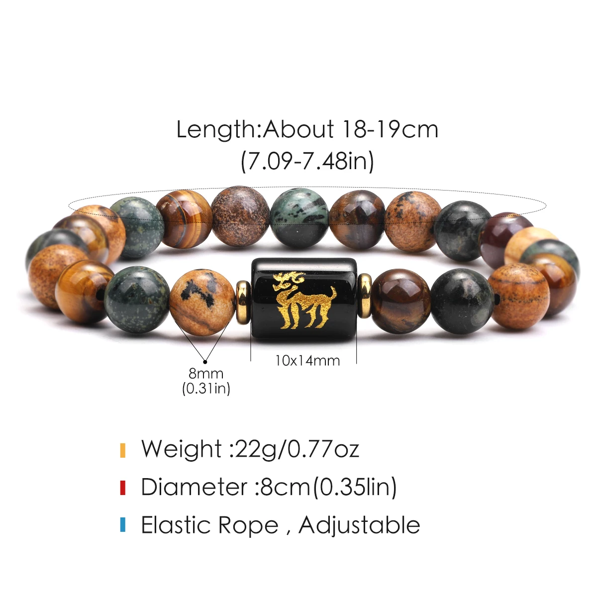 12 Zodiac Sign Bracelet Homme Constellation Bracelet for Men Aries Virgo Leo Libra Charm Bangle Women Friendship Jewelry on Hand