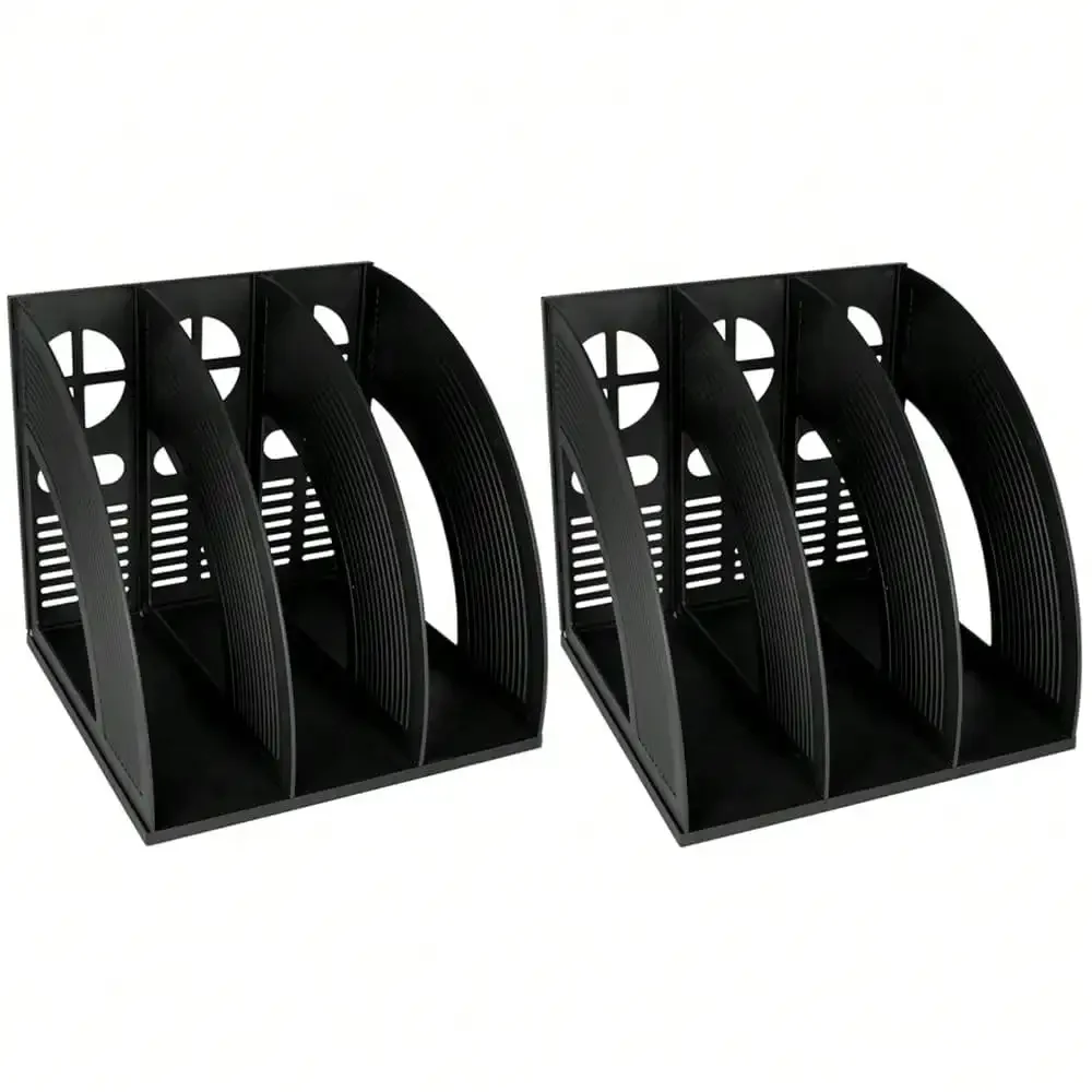 

Magazine File Holder Desk Binder Holder Plastic File Sorter Folder Organizer Stand Book Shel F Dividers Vertical Filling