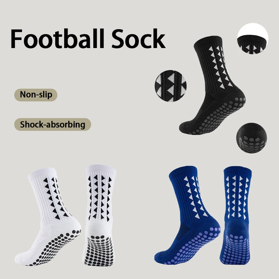 

1/3/6/10 Pairs Soccer Socks Non-slip Grip Socks Men Cycling Socks Football Socks Breathable Elastic Sports Socks Yoga Women