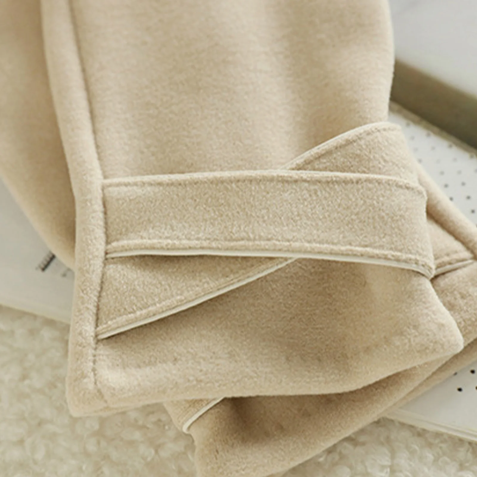 قفازات دافئة عصرية للنساء للشتاء والخريف في الهواء الطلق لركوب الدراجات والتخييم والصيد قفازات سميكة مريحة وناعمة من القطيفة #1