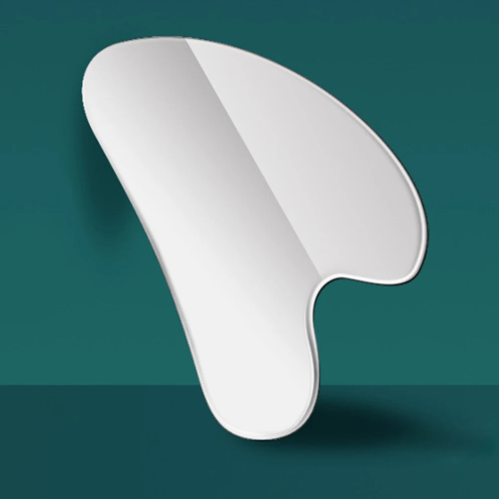 

Facial Guasha Tool Heart Shaped Stainless Steel Scraper for Face Neck Massage 420SS Mirror Finish Portable Massager