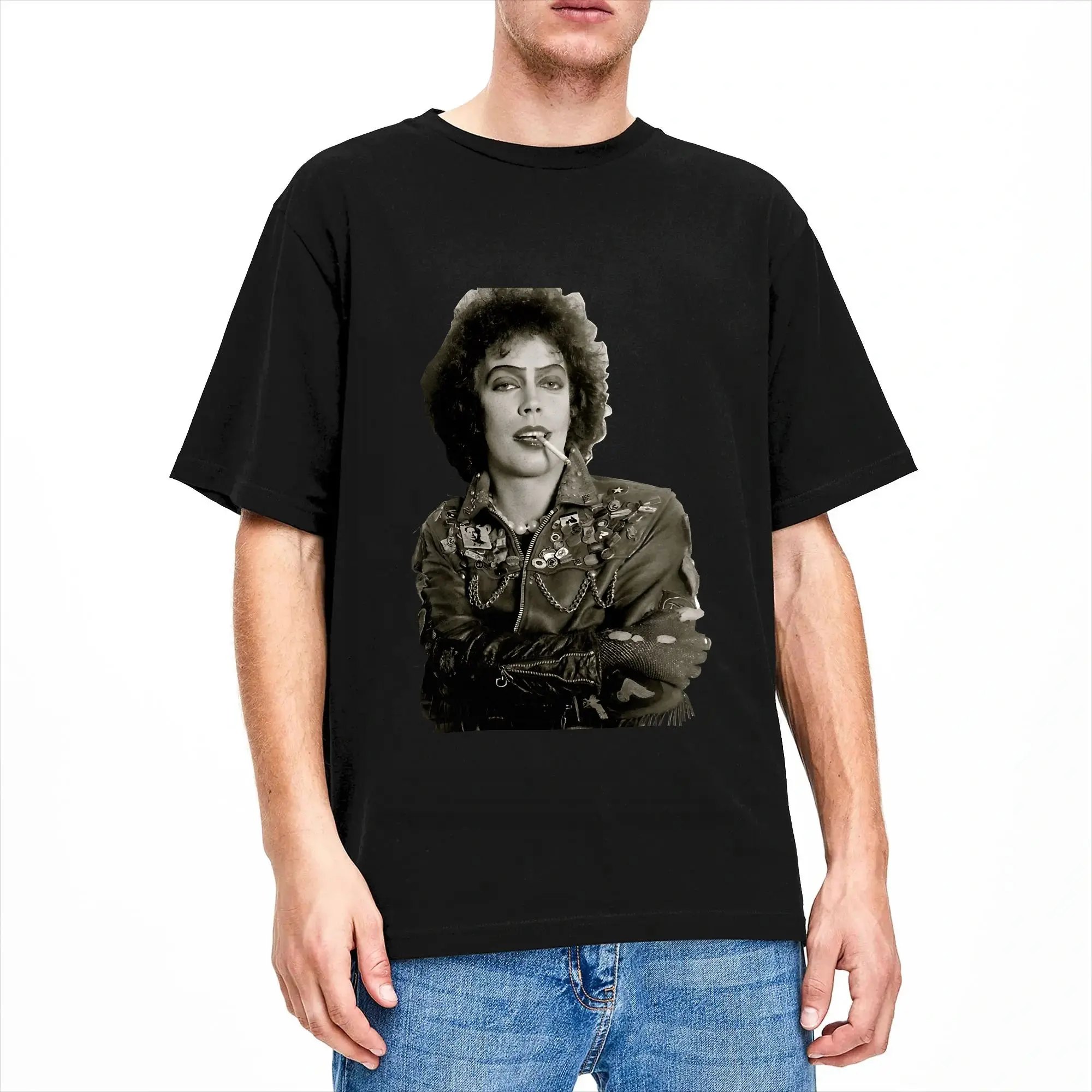 Frank N Furter T-Shirt Summer  Cotton T-Shirts For Adult Casual Tshirt Short-Sleeved Funny Tees