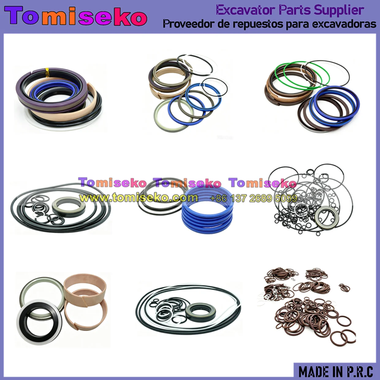 Komatsu PC30R-8 Excavatora Seal Kit Boom Arm Bucket Cylinder Hydraulic Pump Swing Travel Motor Center Joint Track Adjuster