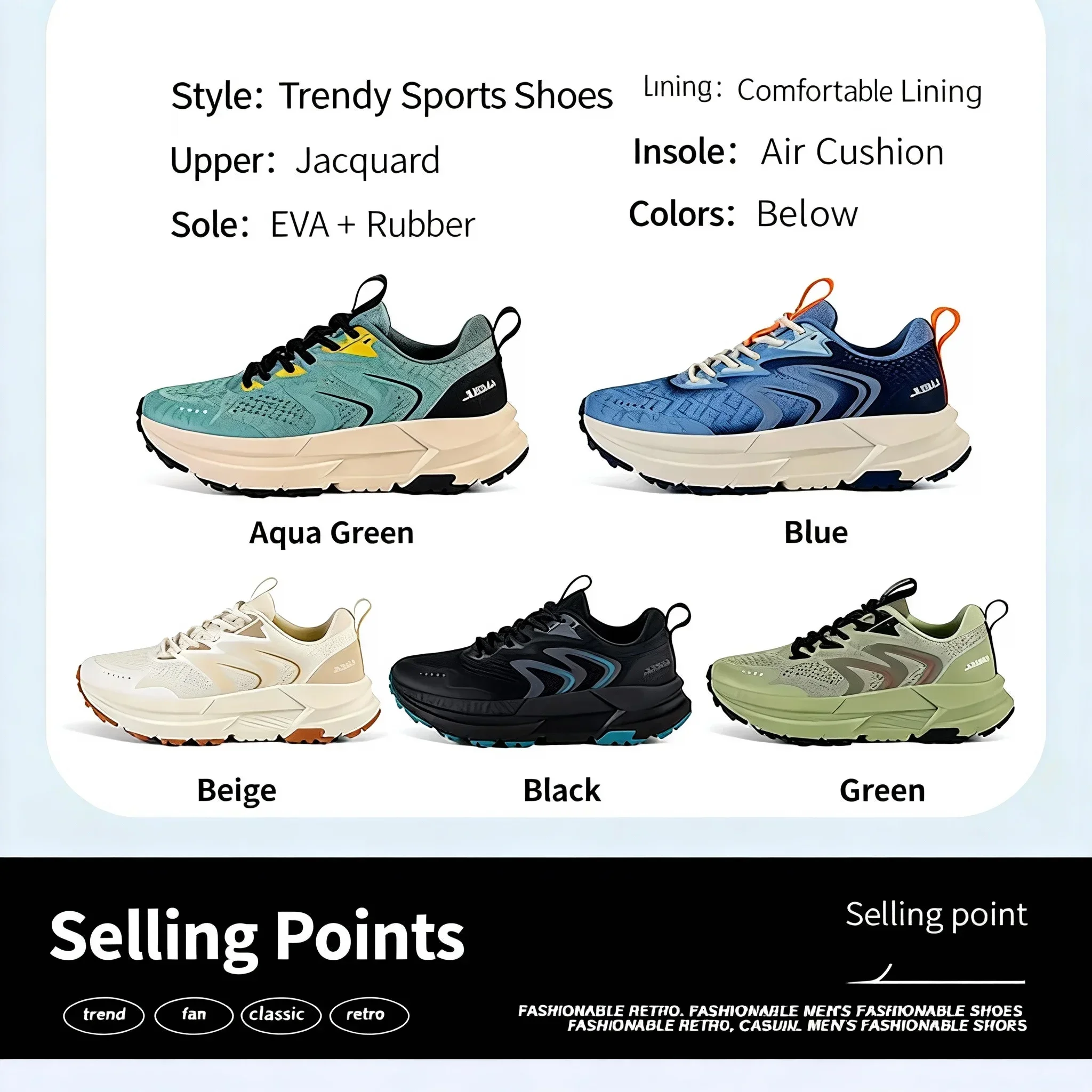 Men's Running Shoes Glycerin Max Anti-slip Wear-resistant and Shock-absorbing Casual Sneakers Women’s image 4