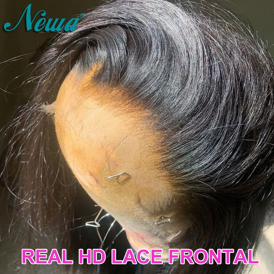 Newa الشعر غير مرئية HD الدانتيل 13x6/13x4 إغلاق أمامي الشعر البشري 5X5/7X5 HD الدانتيل الإغلاق قبل قطعها عقدة صغيرة حقيقية HD الدانتيل #1