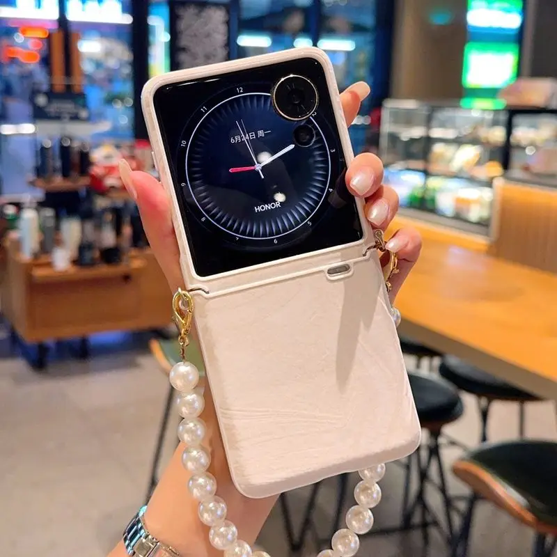 

Применимо Glory Magic V Flip2 узор защитный вал стиль тонкий жемчужный браслет складной экран телефона