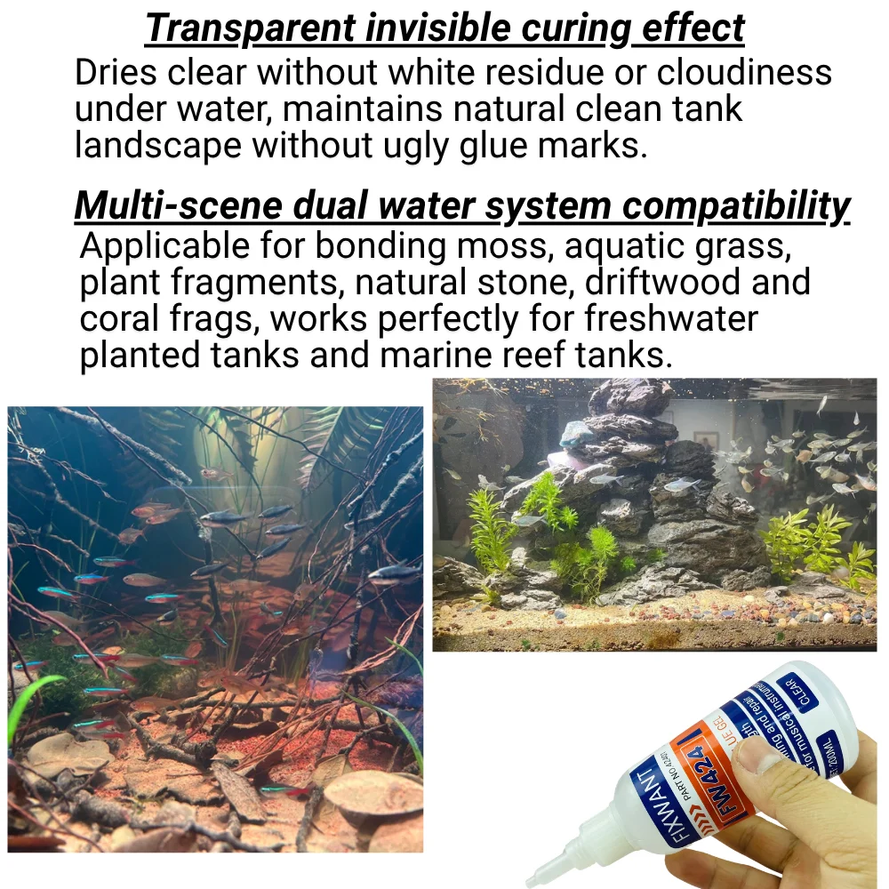 High Viscosity Thick Aquarium  - Planted Aquarium With Rocks recension och pris