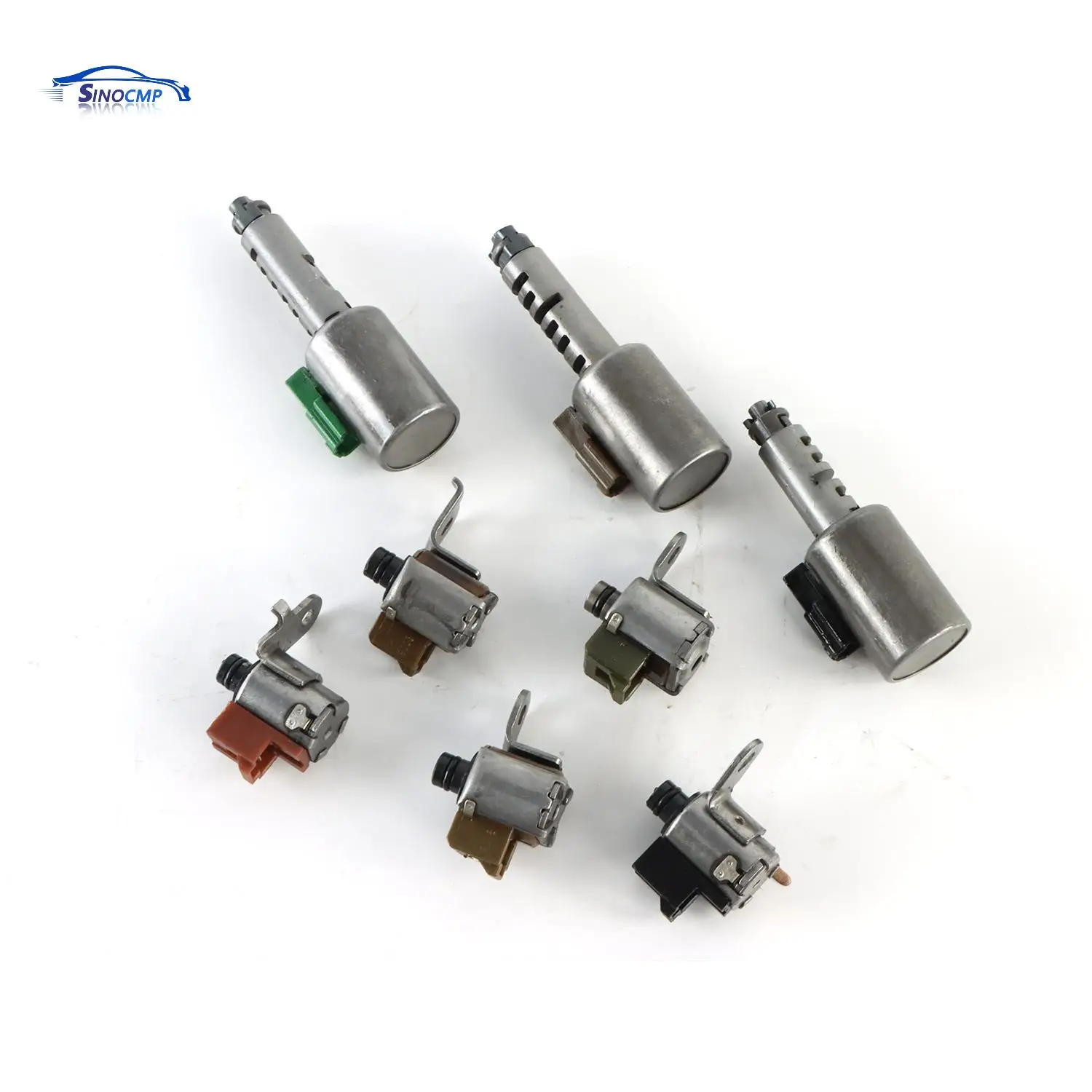 

8 PCS Transmission Solenoids Set For Volvo Suzuki Pontiac Chevrolet Lancia Opel Saturn AW55-50SN AW55-51SN AF33-5 AW235 RE5F22A