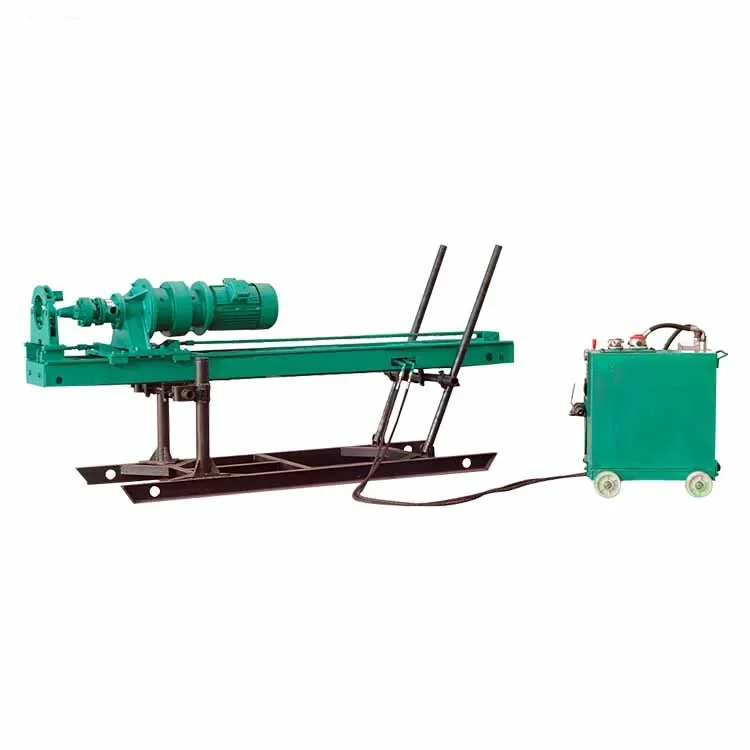 Hydraulic blast hole drilling machine earth auger anchoring drilling rig in soil nailing project