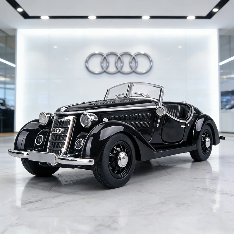 

1:32 AUDI W25K Wanderer Roadster Alloy Die Cast Toy Car Model Sound and Light Children's Toy Collectibles Birthday gift