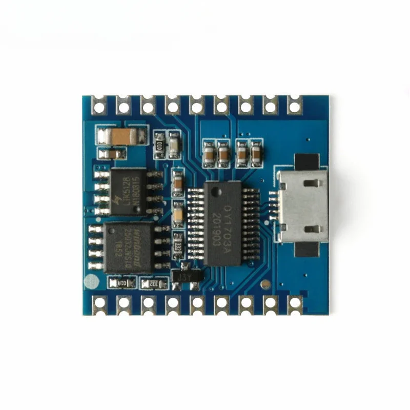 5PCS MP3 Player Module Voice Module 4MB Voice Playback IO Trigger Serial Port Control USB Download FLash DY-SV17F
