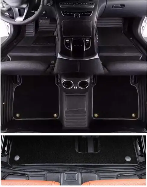 

Custom special car floor mats for Mercedes Benz GLB 180 200 220d 250 2025-2020 7 seats double layers carpets Rugs for GLB 2023