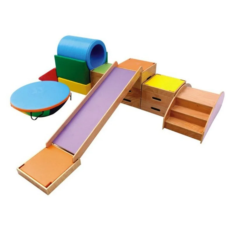 

Children's wooden slide