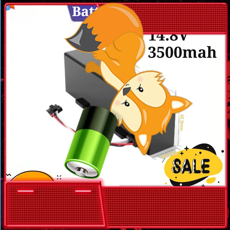 

14.8V 3500mah Replacement Battery For Yunmi Li-ion Battery For Xiaomi Mop Pro Robot Vacuum Cleaner STYTJ02YM Accessory Spare