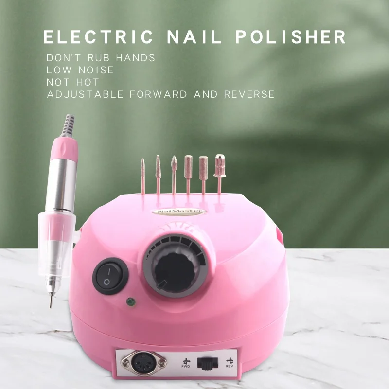 Lidan DM-202 Elektrische Nail art Bohrer Datei Maniküre Pediküre Maschine Nagel Bohrer Maschine 25000rmp Stahl Nagel Polieren Maschine