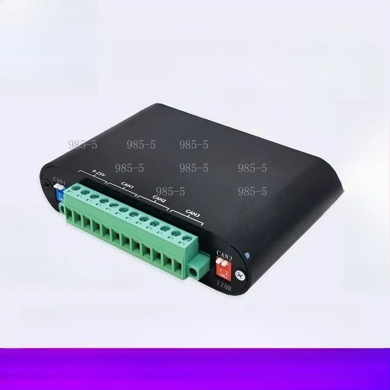 Offline recording & playback CAN bus data logger, relay equipped, battery powered with SD card storage function