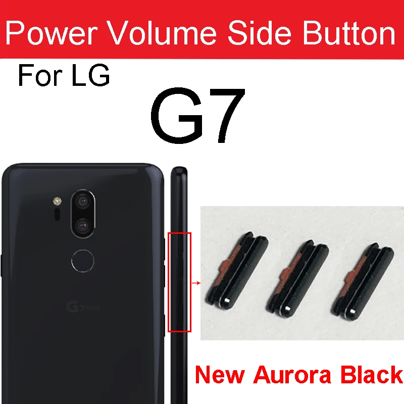 Power Volume Side Buttons For LG G6 G6 ThinQ G7 G7 ThinQ G8 G8S Power Volume Small On Off Side Keys Repair Parts