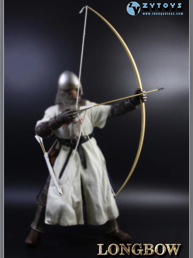 ZYTOYS-Soldat Médiéval de Rome avec Long Arc et Arbalète, Simulation Leges, Modèle de Jouets, 12 Pouces, Figurine d'Action, Ornement de Scène Militaire, ZY2013 1/6