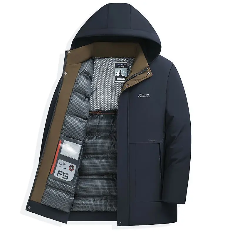 Padded Jacket Man Clothes Hooded Men Cotton Jacket Winter Casual Overcoat Waterproof Parka For Men Windbreaker Mens Coats New