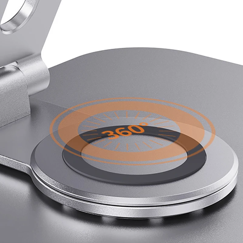 Reading Stand Rotating Foldable Double Pole Aluminum Alloy Stand Desktop Tablet Notebook Stand