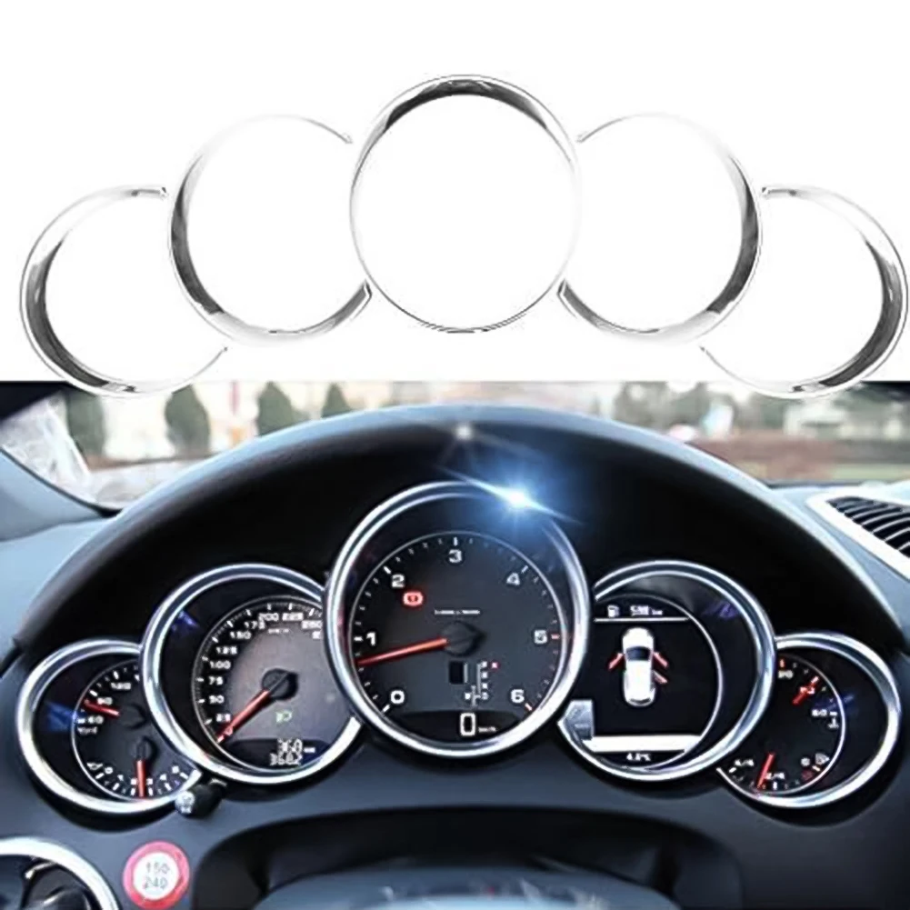 

Silver Dashboard Trim Stylish Dashboard Accessory For Porsche Easy Installation Trim Glossy Finish Stylish Aesthetic Fitment