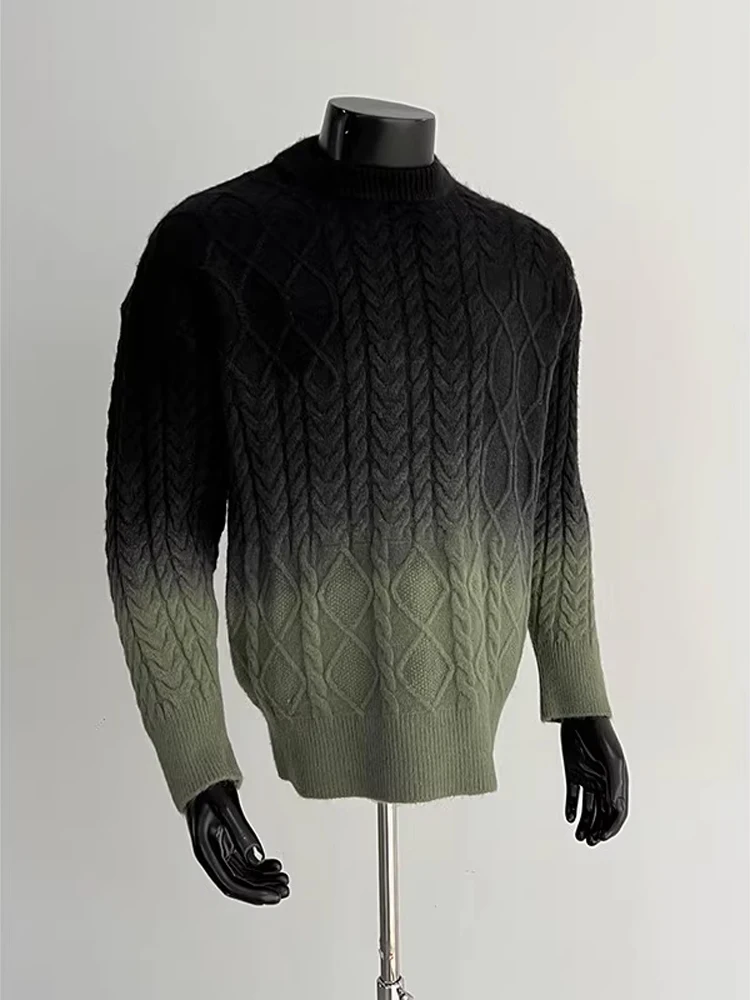 

Мужской свитер с цветными блоками, зимний, в американском стиле, с полосатым узором, мягкий, удобный, из смесового полиэстера