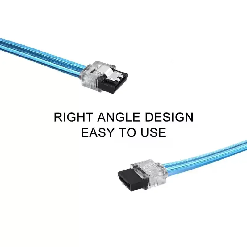 SATA 3.0 III 6Gb/s 10cm Hard Disk Drive Data Serial ATA Straight Cable 26AWG For HDD SSD Cord Line 7pin SATA Cable