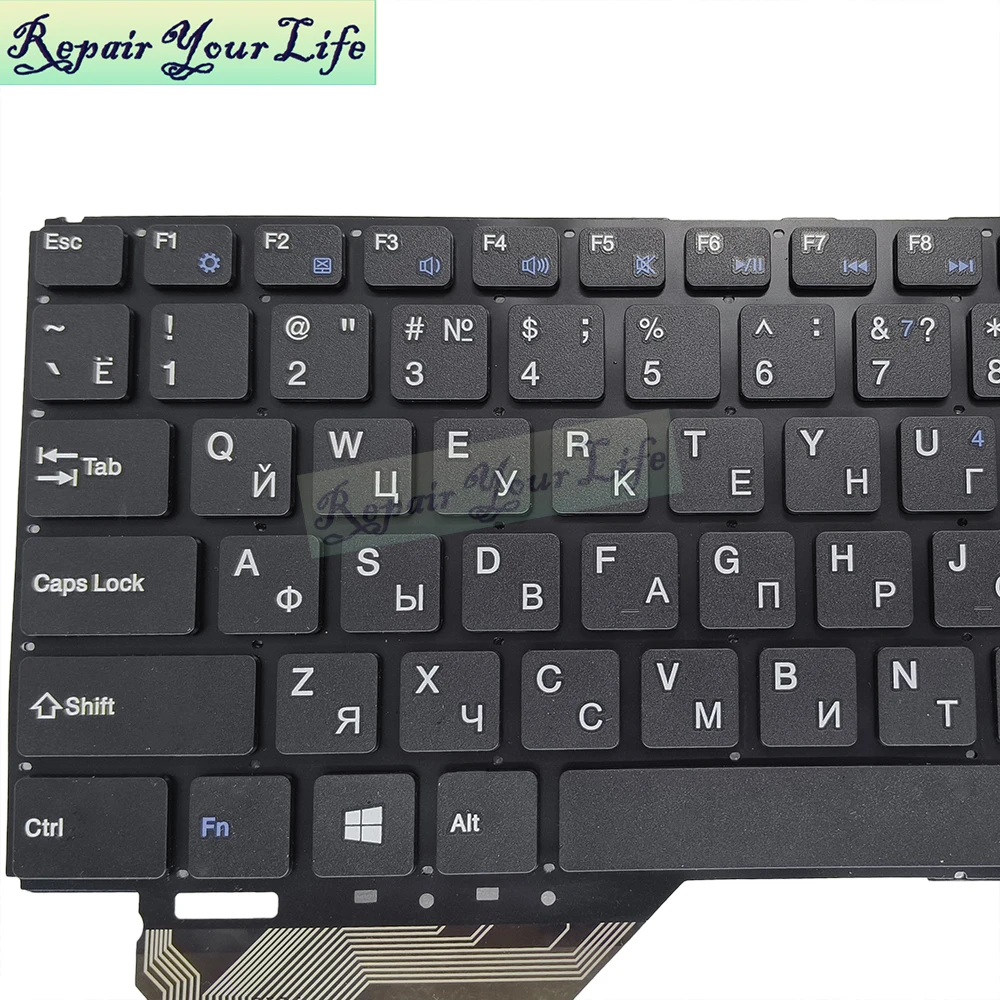 Imagem -03 - Teclado Russo ru para Digma Eve 15 C400 Es5041ew C423 Es5069ew C413 Es5059ew C419 Es5065ew Mb30011008 Yxt-nb93154 Pride-k2809