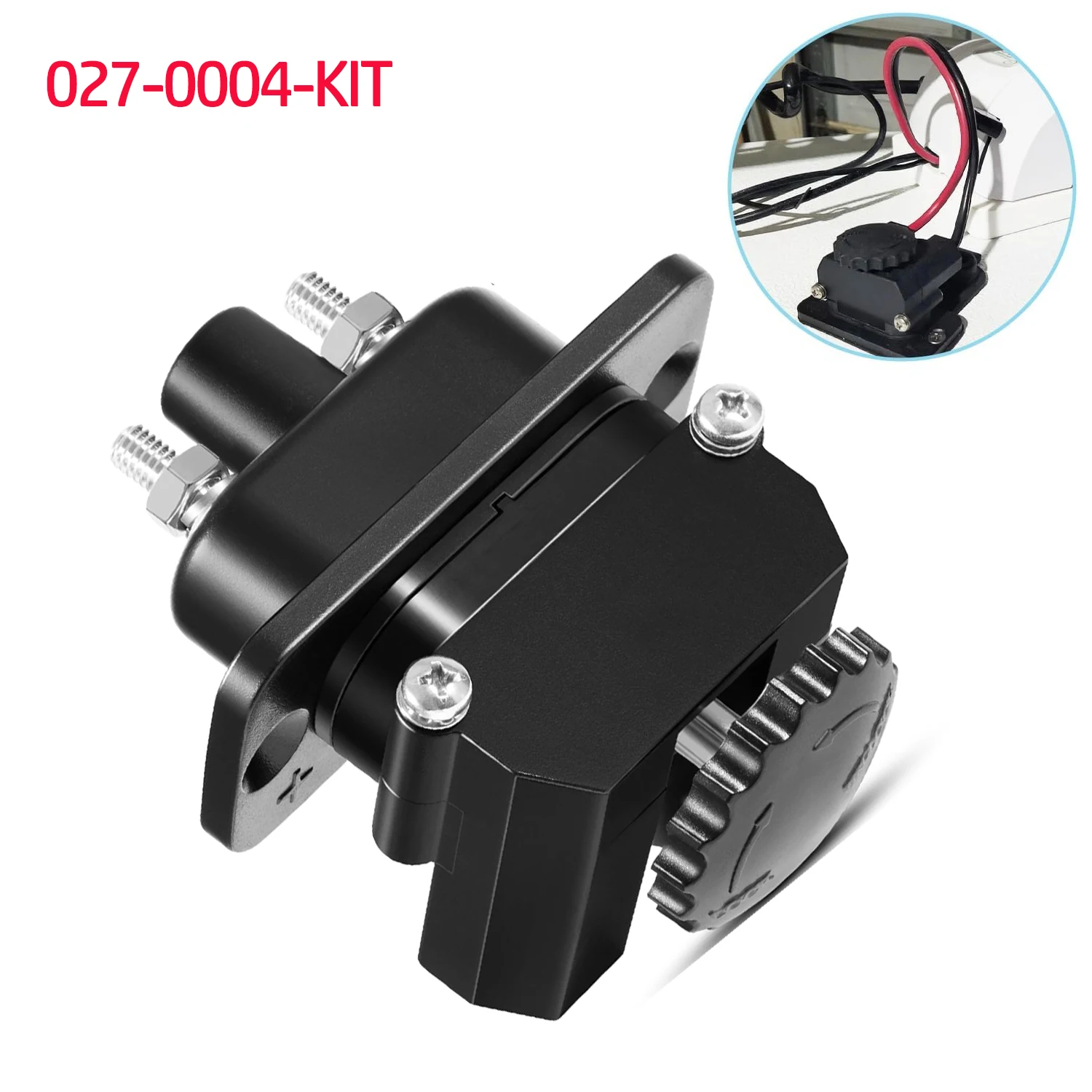 

027-0004-KIT Trolling Motor Plug for Battery Tender DC to DC Power Connector, Onboard Marine 12V to 48V DC Power Connection