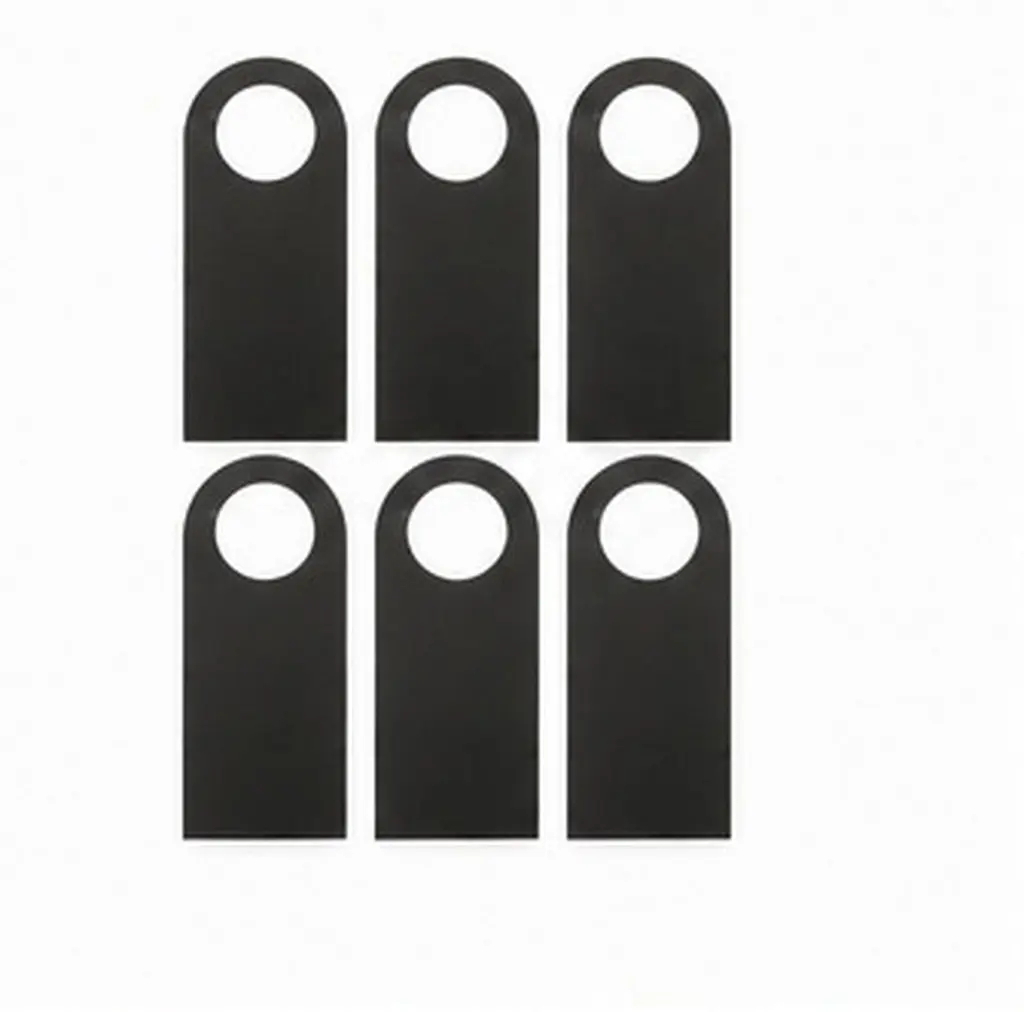 6PCS Wooden Doorknob Signs – Tear-Resistant, Customizable Hanging Door Decor for Home or Office