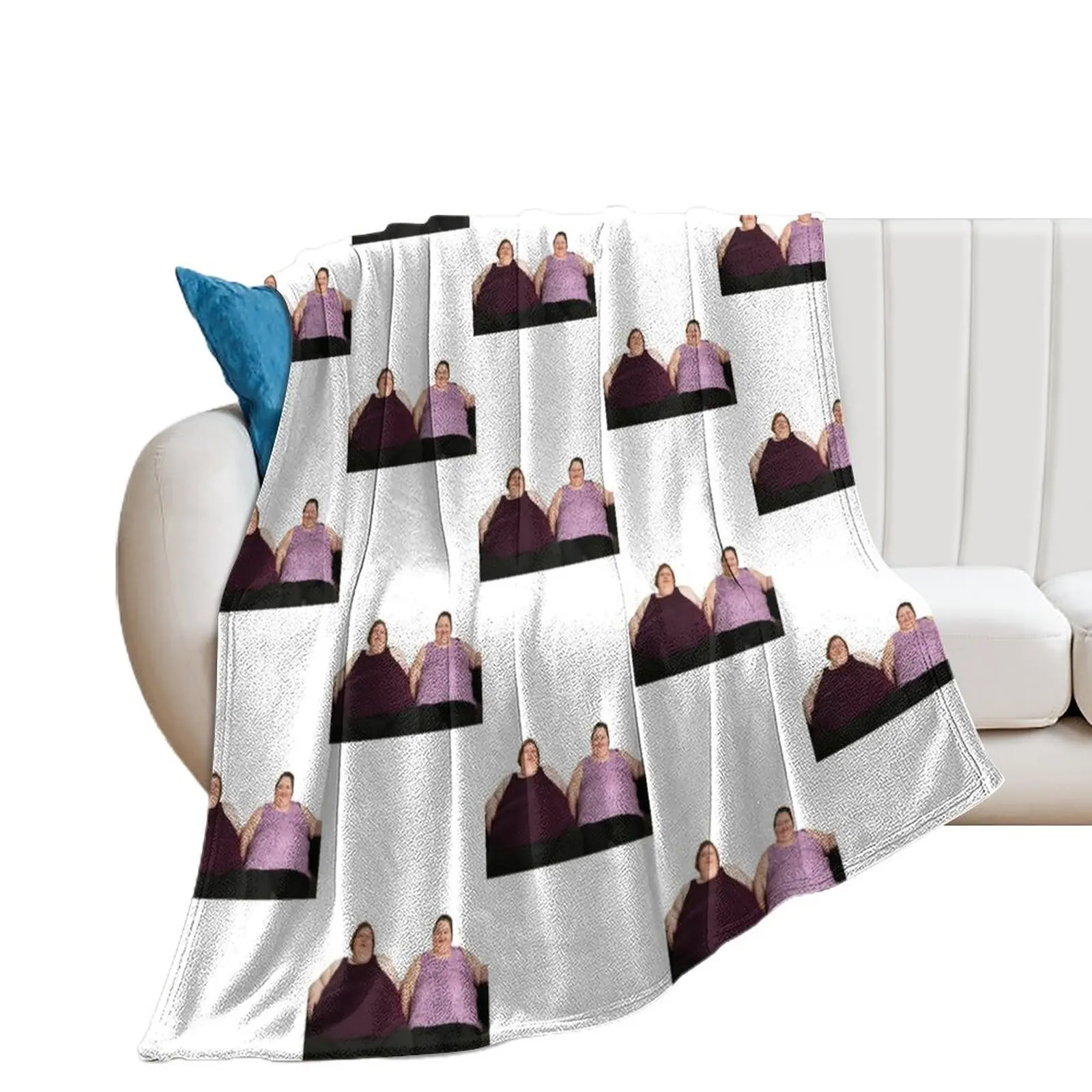 

1000lb Sisters Tammy and Amy Throw Blanket Flannel Fabric Custom Furry Large Blankets