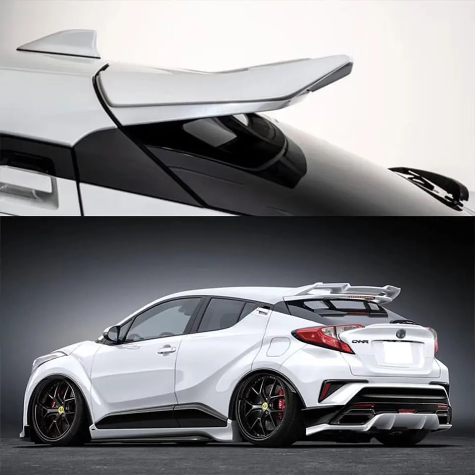 トヨタ CHR 2016-2021 リア荷物蓋ルーフスポイラーフェンダーテール