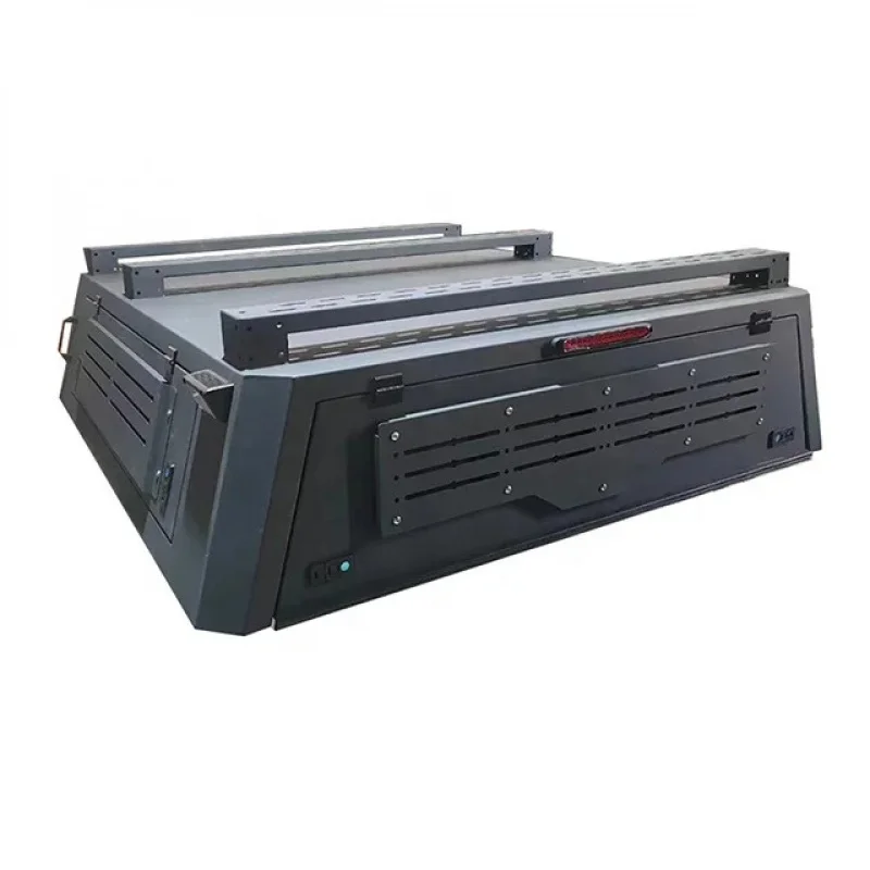 

Кемпер-прицеп для пикапа с жесткой крышей и кузовом-платформой