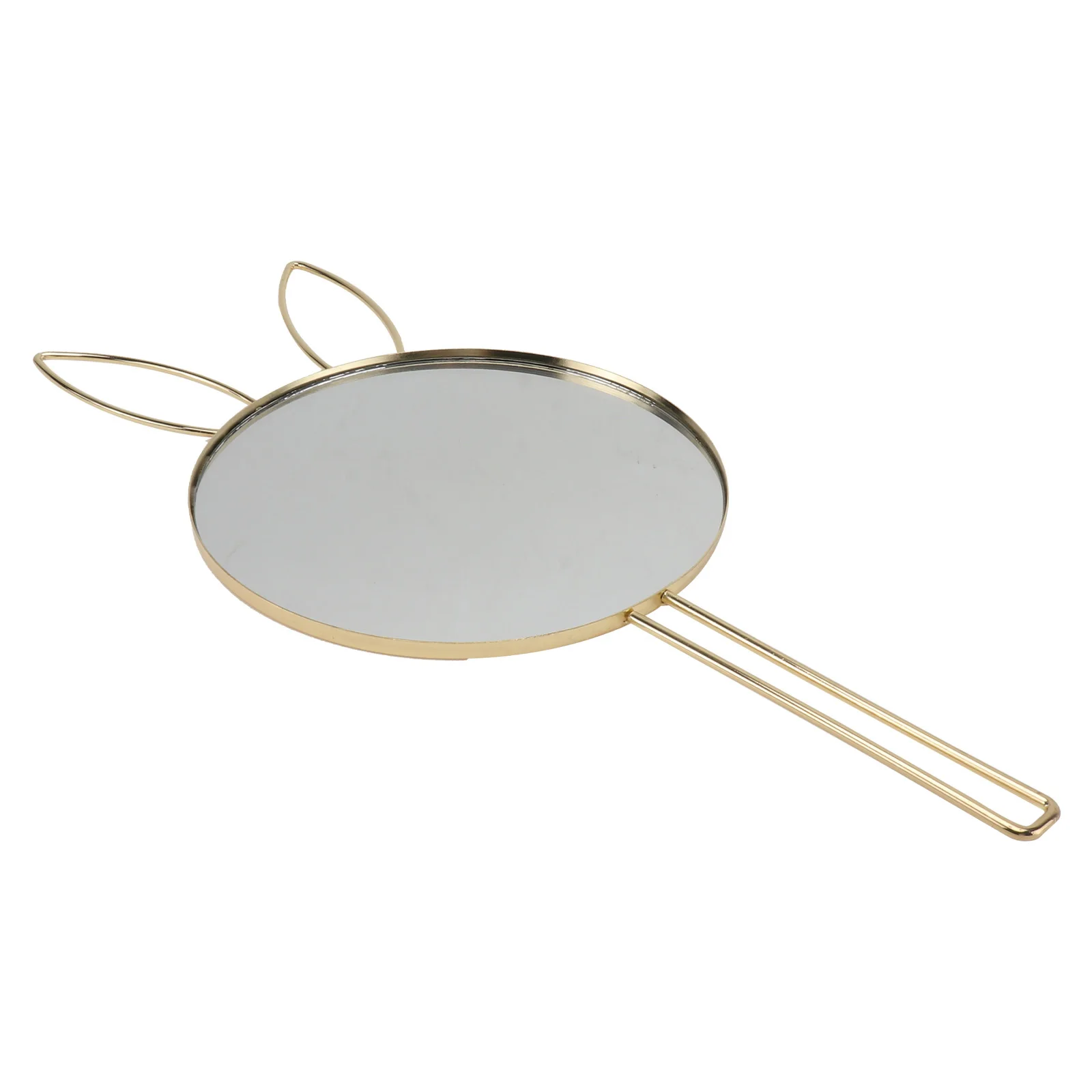 

1Pcs Bunny Ear Wall-Mounted Makeup Mirror Handheld Compact Mirror Easy to Use for Dressing